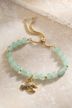 Load image into Gallery viewer, Hummingbird Gemstone Bolo Bracelet
