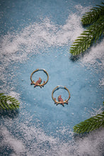 Load image into Gallery viewer, Cardinal Reversible Hoop Earrings
