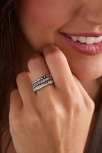Load image into Gallery viewer, Ribbed Stacking Ring Set of 3