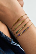 Load image into Gallery viewer, September Everyday Birthstone Pave Bolo Bracelet