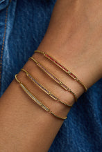 Load image into Gallery viewer, October Everyday Birthstone Pave Bolo Bracelet