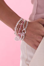 Load image into Gallery viewer, Breast Cancer Awareness Pink Ribbon Bangle