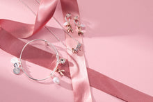 Load image into Gallery viewer, 'Hope' Breast Cancer Awareness Pink Ribbon Necklace