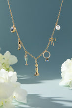 Load image into Gallery viewer, Bridal Multi-Charm Necklace