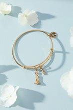 Load image into Gallery viewer, Bridal Gown Duo Charm Bangle