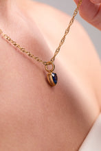 Load image into Gallery viewer, September 'Protection' Heart Birthstone Charm