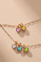 Load image into Gallery viewer, November 'Balance' Heart Birthstone Charm