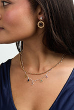 Load image into Gallery viewer, Moon Magic 2 Row Charm Necklace