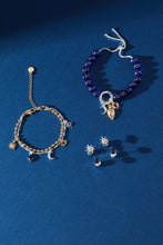 Load image into Gallery viewer, Moon Magic Beaded Charm Bolo Bracelet