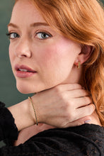Load image into Gallery viewer, Gold Beaded Cuff Bracelet