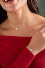 Load image into Gallery viewer, Evil Eye Duo Charm Necklace