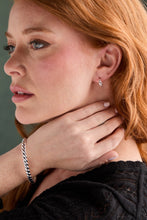 Load image into Gallery viewer, Puffy Rope Textured Huggie Hoop Earring