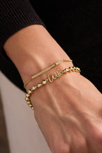 Load image into Gallery viewer, Wife Elongated Crystal Stretch Bracelet