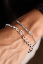 Load image into Gallery viewer, Wife Elongated Crystal Stretch Bracelet