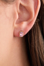 Load image into Gallery viewer, October Emerald-Cut Birthstone Stud Earrings