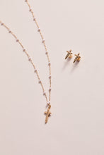 Load image into Gallery viewer, 4:13 Cross Stud Earrings