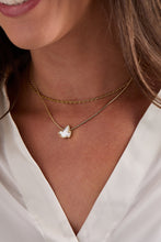 Load image into Gallery viewer, Pearlized Dove 'Peace' Slider Necklace