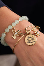 Load image into Gallery viewer, Hummingbird Gemstone Bolo Bracelet