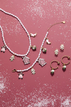 Load image into Gallery viewer, Crystal Bow &amp; Ornament Twisted Hoop Earrings