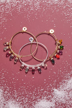 Load image into Gallery viewer, Christmas Light Bulb Charm Bangle