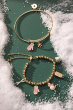 Load image into Gallery viewer, Winter Wonderland Multi Charm Bolo Bracelet