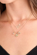 Load image into Gallery viewer, Virgo Zodiac Charm Cluster Necklace