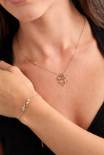 Load image into Gallery viewer, Sagittarius Zodiac Charm Cluster Necklace