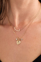 Load image into Gallery viewer, Leo Zodiac Charm Cluster Necklace