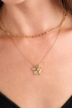 Load image into Gallery viewer, Aries Zodiac Charm Cluster Necklace