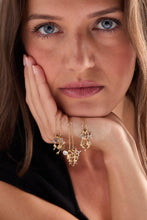 Load image into Gallery viewer, Gemini Zodiac Charm Cluster Necklace