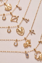 Load image into Gallery viewer, Sagittarius Zodiac Charm Cluster Necklace
