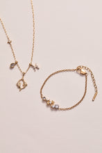 Load image into Gallery viewer, Pisces Zodiac Charm Cluster Necklace