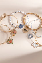 Load image into Gallery viewer, “Mama — Stressed, Blessed and Kind of a Mess” Stretch Bracelet