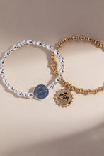 Load image into Gallery viewer, “Mama — Stressed, Blessed and Kind of a Mess” Stretch Bracelet