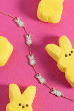 Load image into Gallery viewer, PEEPS® Pearlized Bunny Charm Bracelet