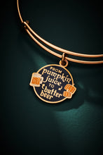 Load image into Gallery viewer, Harry Potter™ 'From Pumpkin Juice To Butter Beer' Charm Bangle