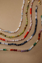 Load image into Gallery viewer, Coral Ombre Semi-Precious Beaded Anklet