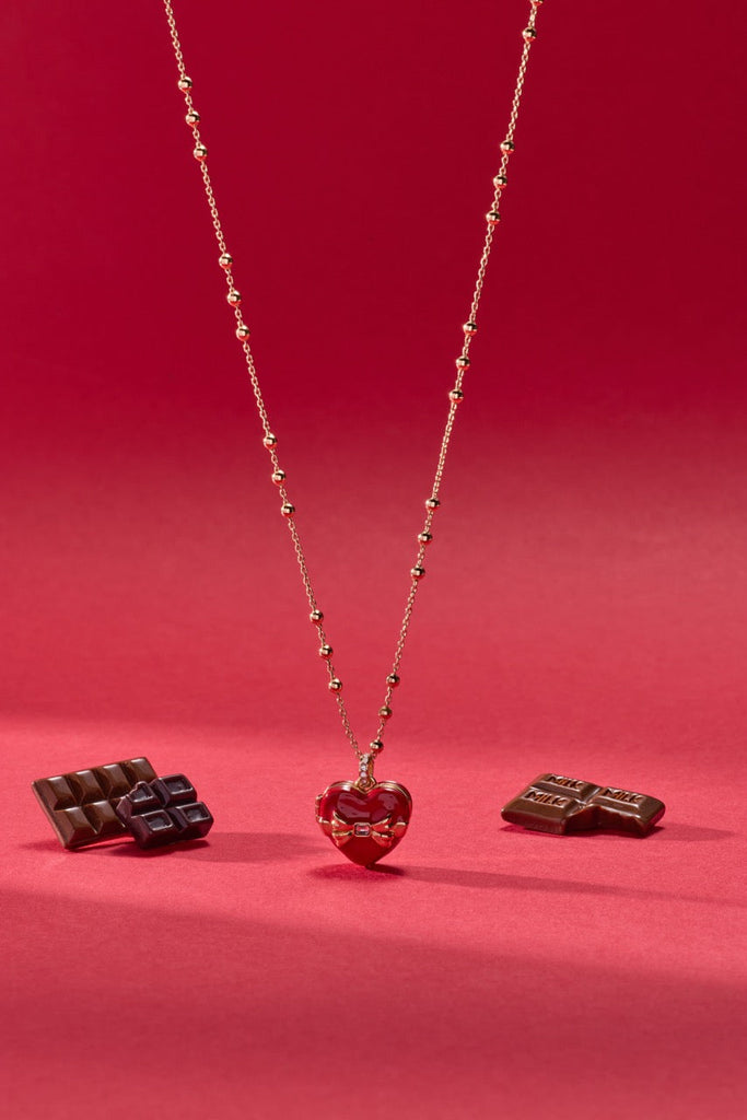 Box of Chocolate Locket Necklace