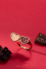 Load image into Gallery viewer, Box of Chocolate Locket Ring