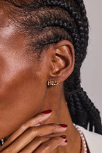 Load image into Gallery viewer, 'Mrs' Bubble Crystal Stud Earrings