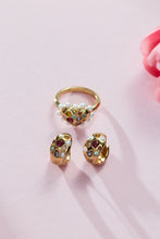 Load image into Gallery viewer, Gemstone Puffy Huggie Hoop Earrings