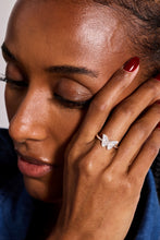 Load image into Gallery viewer, Glass Butterfly Statement Ring