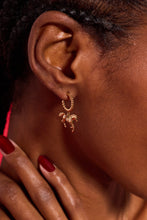 Load image into Gallery viewer, Horse Huggie Hoop Earrings