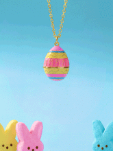 Load image into Gallery viewer, PEEPS® Easter Egg Pendant Necklace