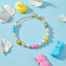 Load image into Gallery viewer, PEEPS® Chick and Bunny Beaded Bangle