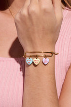 Load image into Gallery viewer, Sweethearts® Multi-Heart Charm Bangle