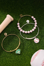 Load image into Gallery viewer, "You're A Catch" Baseball Charm Bangle