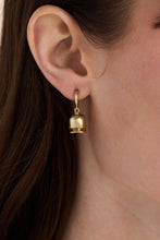 Load image into Gallery viewer, Baseball Cap Huggie Drop Earrings