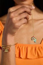 Load image into Gallery viewer, 'Tacotarian' Multi Charm Bangle