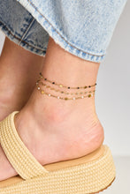 Load image into Gallery viewer, Multi Faceted Chain Anklet